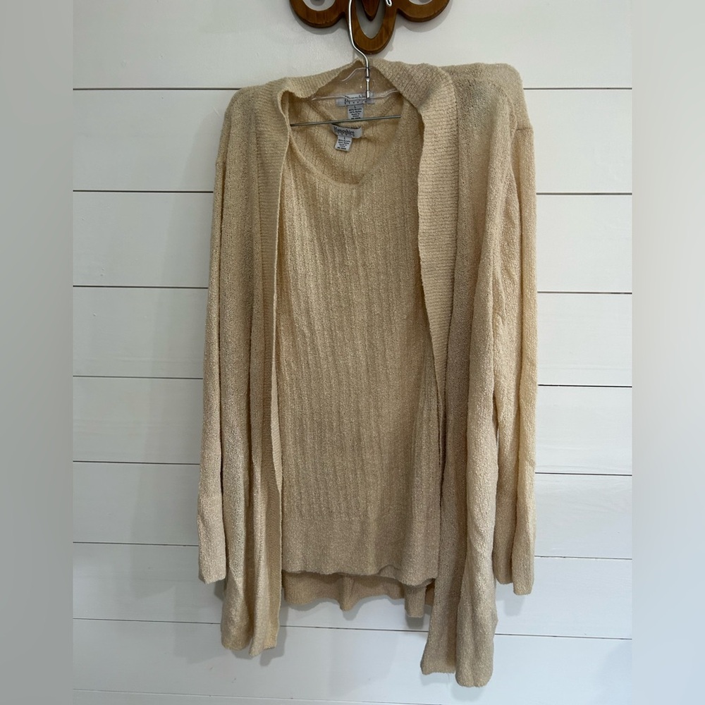 Hampshire Studio tank and matching cardigan
